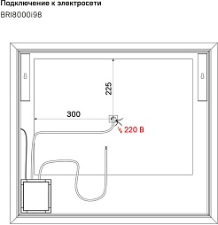 Iddis Зеркало Brick 80 – фотография-6